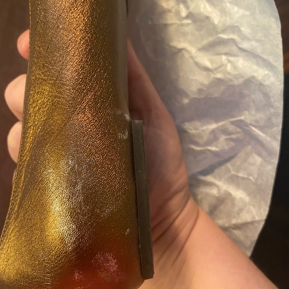 Salvatore Ferragamo Regale bronze flats - Picture 9 of 12